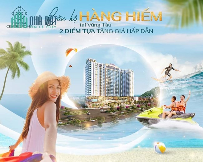 Booking 30tr/suất căn hộ biển Vung Tau Centre Point, chuẩn bị cất nóc, sổ hồng lâu dài