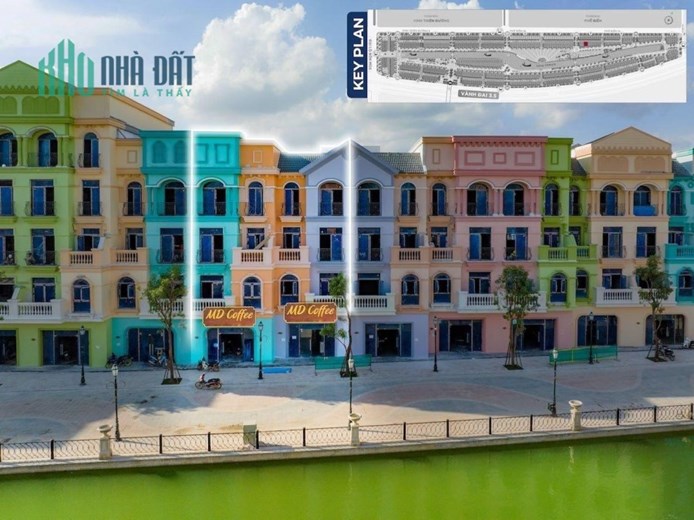 Cho thuê Shophouse Vinhomes 5 tầng, mặt tiền trên 6m, miễn phí 24 tháng