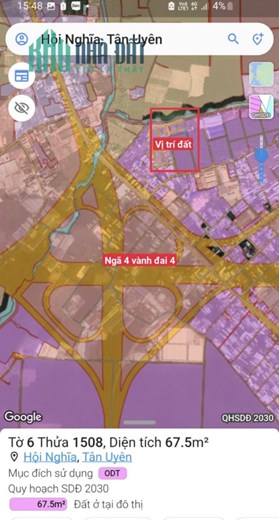 BÁN ĐẤT SHR 72m2 TRUNG TÂM HỘI NGHĨA. 1,18TY.