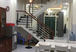 Cho thuê nhà hẻm 5m thông Thạch Lam quận Tân phú 4 x 15 -2T chỉ 9,5 triệu TL
