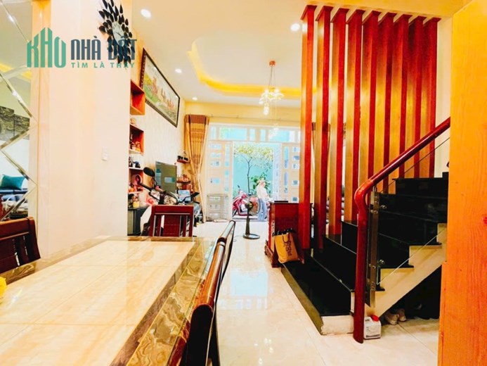 NHÀ ĐẸP MÊ LY, HXH NGAY LÊ QUANG ĐỊNH GIAO NƠ TRANG LONG, 4TẦNG 4PN 4WC, NỞ HẬU TÀI LỘC, TẶNG NỘI
