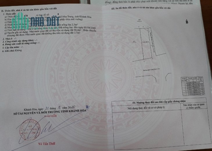 BÁN ĐẤT 2 MẶT THOÁNG VĨNH NGỌC NHA TRANG KHÁNH HÒA