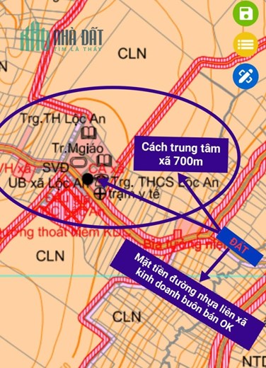 ĐẤT CHÍNH CHỦ - GIÁ TỐT - Mặt Tiền Nhựa Liên Xã Lộc An Huyện Lộc Ninh - Bình Phước