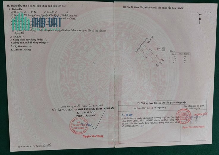 Bán nền A4 02 KDC Long Cang, khu Lotus 5x20, cắt lỗ 400tr mua ban nhanh, lợi nhuận ngay khi mua