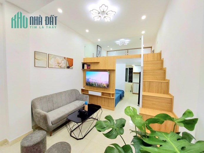 Nhỉnh 1 tỷ có ngay nhà phố Lê Thanh Nghị, 32m2 x 1,5 tầng, full nội thất