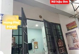 Nhà bán 48.8m2 (nở hậu)- giá 3tỷ3 gần Mt Hưng Phú P9Q8