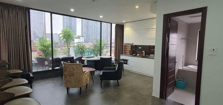 BÁN NHÀ MẶT PHỐ GIANG VĂN MINH, 2 MẶT TIỀN, 70M2 5T MT16.7M