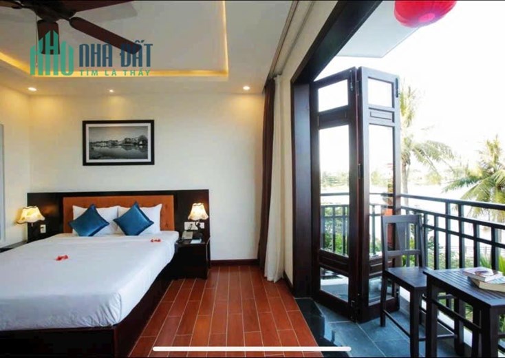 Khách Sạn 3 sao TP Hội An Mặt Biển Vip, Giá 105 Tỷ, MT: 23m, DT Đất 1405m2