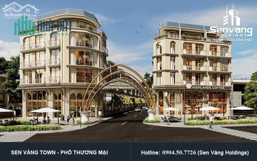 Bán Nhà Phố Thương mại Sen Vàng - Quách Điêu-Bình Chánh, Giá chỉ từ 7 Tỷ
