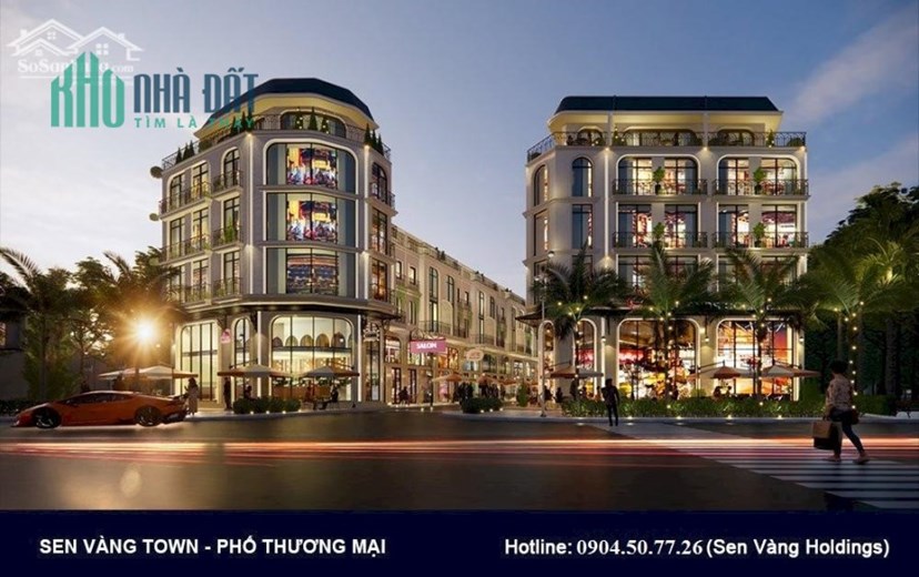 Bán Nhà Phố Thương mại Sen Vàng - Quách Điêu-Bình Chánh, Giá chỉ từ 7 Tỷ