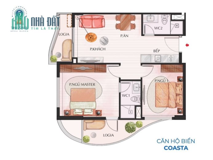 Đầu tư căn hộ biển trong khu United Center Phú Quốc - booking 15 triệu/suất