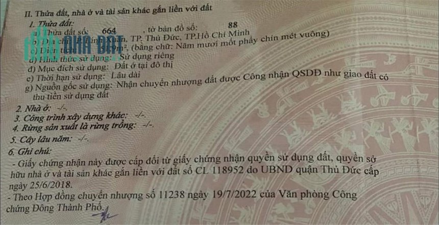 Bán đất Linh Xuân -hẻm số 155 đường số 8 52 m2 chỉ 3 tỷ hơn xíu