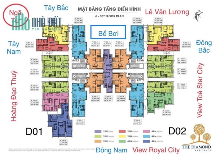 SỞ HỮU NGAY CĂN HỘ CAO CẤP - Gía Tốt - Vị Trí Đắc Địa Tại  DIAMOND RESIDENCE 25 Lê Văn Lương