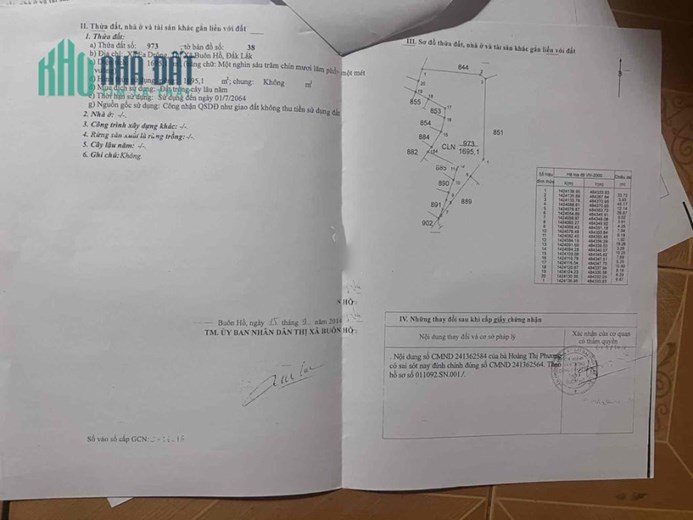Chính Chủ Cần Bán Đất Tặng Nhà Mới Xây Vị Trí Mặt Tiền Quốc Lộ 29.