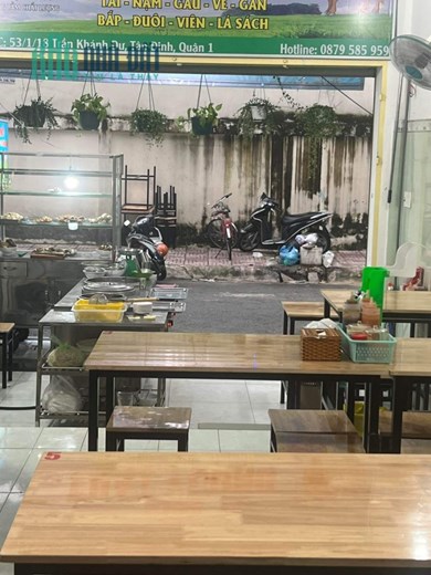 CẦN CHO THUÊ LẠI QUÁN BUỔI CHIỀU TỪ 14H - 3H SÁNG ĐỊA CHỈ; 53/1/18 TRẦN KHÁNH DƯ, TÂN ĐỊNH, QUẬN 1.