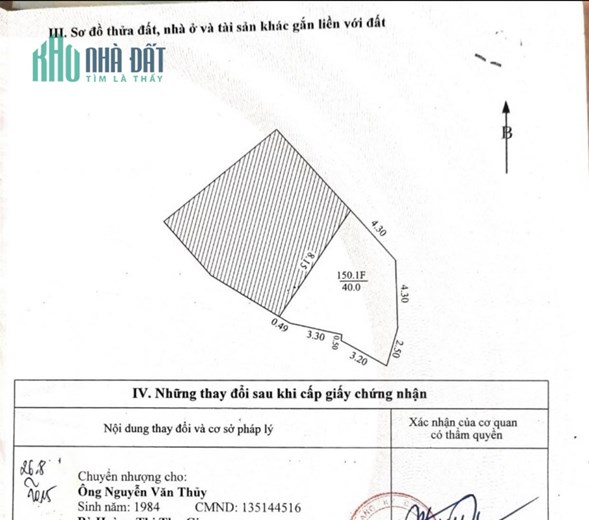 Bán đất Khuyến Lương, Trần Phú, chỉ bán cho người biết thiết kế 40 m2, 2 tỷ 400