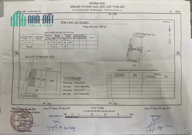 ĐẤT ĐẸP - GIÁ TỐT - Sở Hữu Ngay Lô Đất Chính Chủ Tại Xã Bình Đức, Huyện Bến Lức - Long An