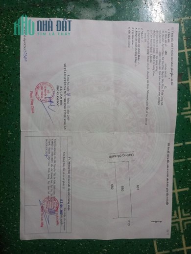 Đất Chính Chủ - Giá Tốt - Bán Gấp Tại Ấp Gò Sao, Xã Tân Phú, Đức Hòa - Long An