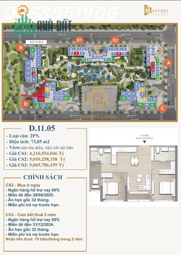 Căn hộ 𝐌𝐚𝐬𝐭𝐞𝐫𝐢 𝐂𝐞𝐧𝐭𝐫𝐚𝐥 𝐏𝐨𝐢𝐧𝐭 cao cấp nhất Thủ Đức, 2PN 2WC chỉ 4.2 Tỷ