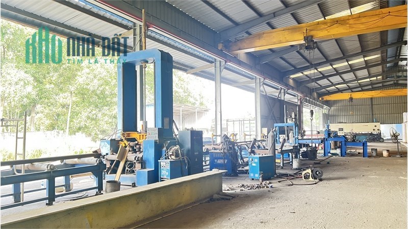 xưởng sản xuất cho thuê có Máy móc Sx cơ khí chính xác, plasma. kết cấu thép tiền chế