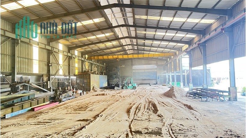 xưởng sản xuất cho thuê có Máy móc Sx cơ khí chính xác, plasma. kết cấu thép tiền chế