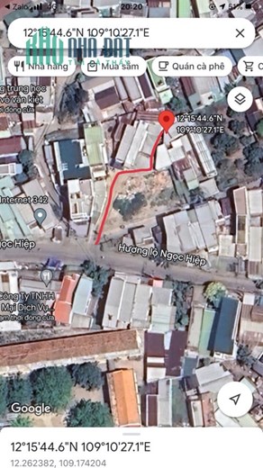Bán nhà Tổ 7 Lư Cấm , cách Hương Lộ Ngọc Hiệp chỉ 50m . 63.4m2 Giá 1.4 Tỷ