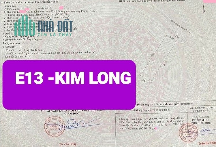 🔴💥Bán đất 2 lô liền kề khu E Kim Long - Đối diện UBND QUẬN