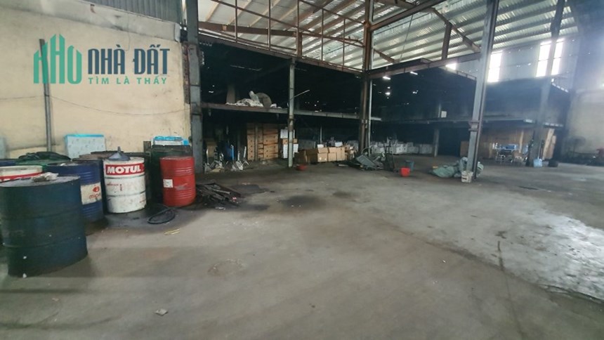 NHÀ XƯỞNG VÀ NHÀ Ở 2 MẶT TIỀN TẠI HÓC MÔN 1764M2 SHR 47 TỶ. LH:0966334433