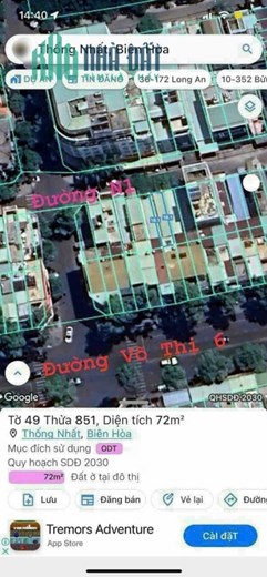 Siêu Hot, siêu rẻ, bán lô D2D đối diện BV Hoàn Mỹ ITO, CHỈ 5 TỶ 2