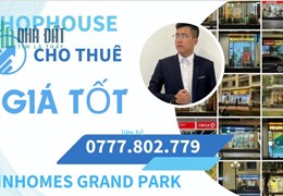 💥💥 Mặt bằng Shophouse cho thuê