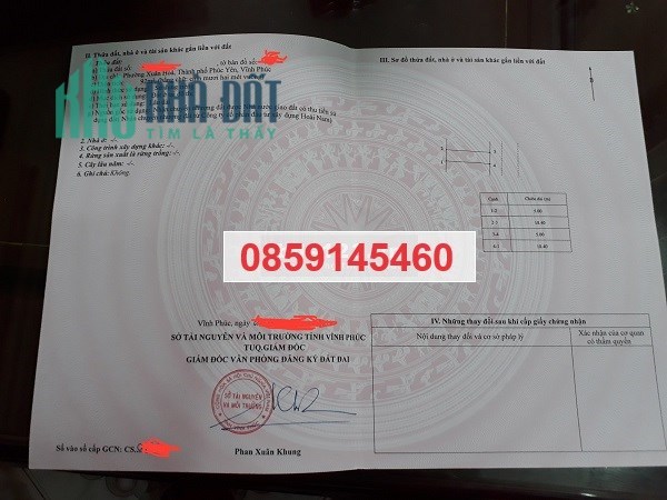 Chính chủ cần bán 2 lô đất nền dự án tại Xuân Hoà, TP.Phúc Yên, Vĩnh Phúc; 0859145460