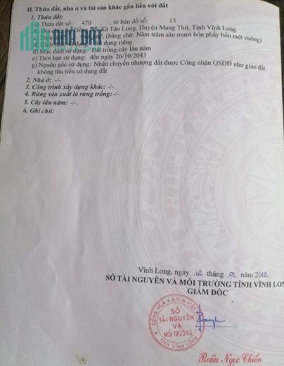 CHÍNH CHỦ CẦN BÁN ĐẤT VỊ TRÍ MẶT TIỀN ĐƯỜNG XE BA GÁC.