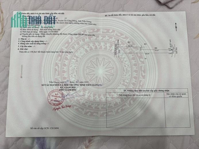 ĐẤT  ĐẸP - GIÁ TỐT - CHÍNH CHỦ Bán Lô Đất Mặt Tiền Biển Tân Thành, Kiểng Phước