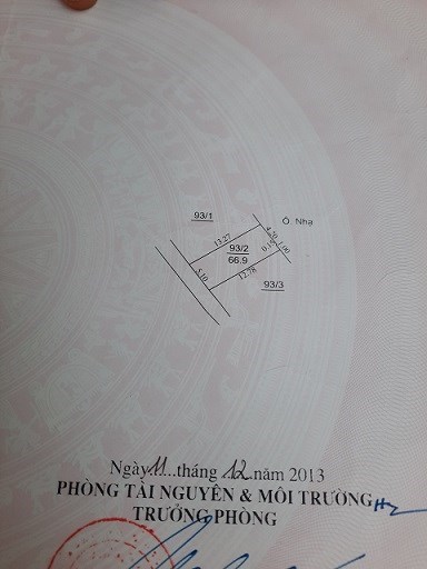 Bán nhanh mảnh đất tại xã An Thượng - Hoài Đức; 42tr/m2; 0984299511
