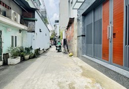 bán nhà tiện xây mới 46m - 5 x 9 - phường 5 gò vấp đường 20 - giá 4.35 tỷ đường  xe hời