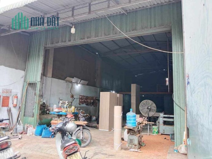 Bán đất tặng nhà xưởng 182m2 nhỉnh 6 Tỷ HXT Đông Thạnh Hóc Môn giáp Quận 12