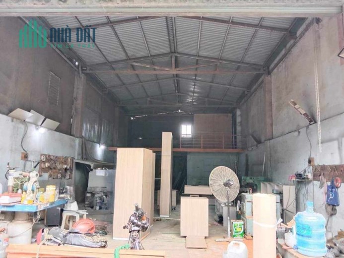 Bán đất tặng nhà xưởng 182m2 nhỉnh 6 Tỷ HXT Đông Thạnh Hóc Môn giáp Quận 12