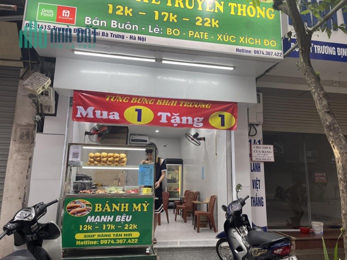 SANG NHƯỢNG CỬA HÀNG ĐỊA CHỈ TRƯƠNG ĐỊNH, HOÀNG MAI, HÀ NỘI