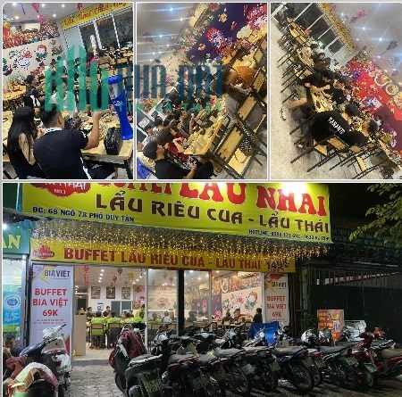 Cho thuê mặt bằng từ sáng sớm đến 15h chiều tại Duy Tân, Cầu Giấy; 0869163456
