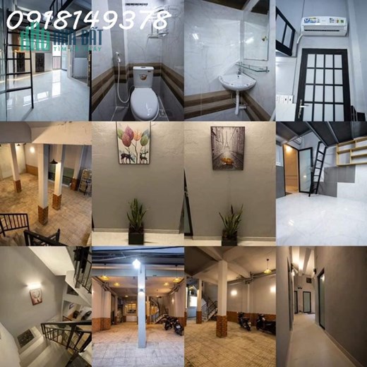 DT 7*15 , ĐƯỜNG TÂN MỸ , 4 TẦNG 18 PHÒNG ĐANG KINH DOANH , SỔ VUÔNG