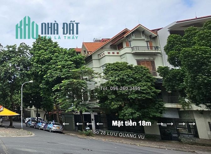 Cho thuê nhà số 28 - Căn góc, ngã tư đường đôi phố Lưu Quang Vũ