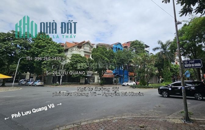 Cho thuê nhà số 28 - Căn góc, ngã tư đường đôi phố Lưu Quang Vũ