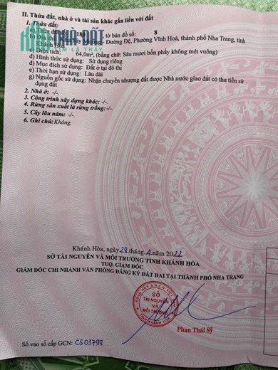 BÁN ĐẤT TẶNG NHÀ GẦN BIỂN NHA TRANG KHÁNH HÒA