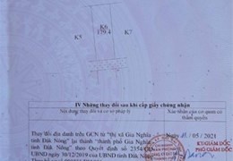 ĐẤT ĐẸP - GIÁ TỐT - Cần Bán Nhanh LÔ ĐẤT  Tại phường Nghĩa Tân, thị xã Gia Nghĩa ,tỉnh Đắk Nông