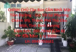 CHÍNH CHỦ Cần Bán CĂN NHÀ Mặt Tiền Đường - Giá Tốt tại Phường Chánh Mỹ