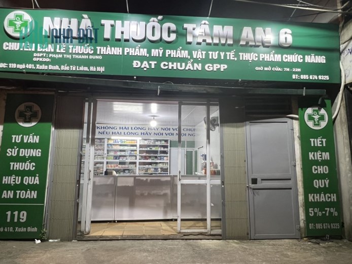 CẦN SANG NHƯỢNG GẤP QUẦY THUỐC Ở XUÂN ĐỈNH BẮC TỪ LIÊM HÀ NỘI GIÁ KHỞI NGHIỆP