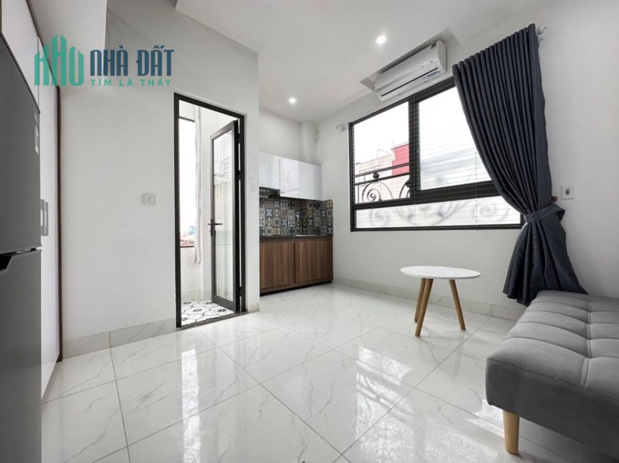 Studio Trần Quốc Vượng, Mới, Thang máy, Gác xép, Máy giặt riêng, 4tr9