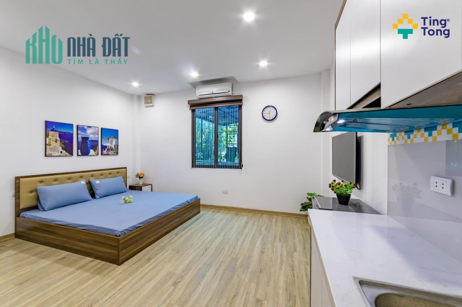 Studio Dương Quảng Hàm, sạch sẽ, TM, full đồ, cửa sổ rộng, 27m2, 4.2 triệu