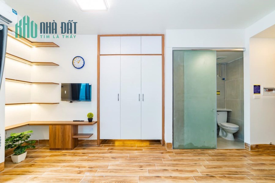 Studio Dương Quảng Hàm, sạch sẽ, TM, full đồ, cửa sổ rộng, 27m2, 4.2 triệu