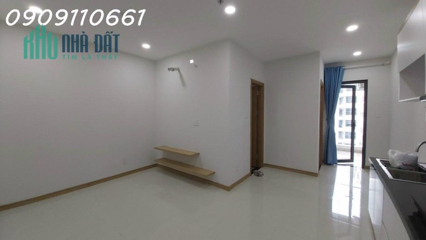 Cho thuê căn hộ Bcons Miền Đông 1PN tầng 23, view đường tàu. Thoáng mát.